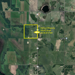 152.87 Acres Mountain View on Hwy 761 Rural Clearwater County